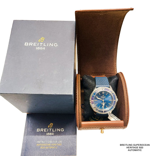 Breitling Superocean Heritage B20 Automatic Watch – Luxury Swiss Diver Timepiece