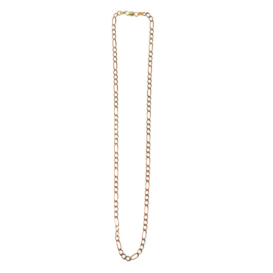 9KT Yellow Gold Figaro Chain 11.37GM – Timeless Luxury Gold Chain