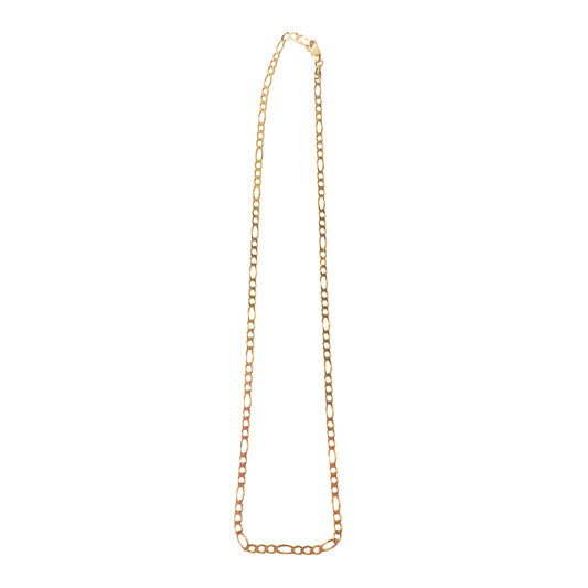 9KT Yellow Gold Figaro Chain 5.00GM – Elegant Lightweight Figaro Gold Chain