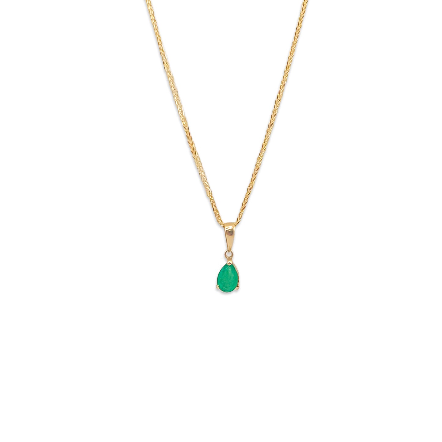 9KT Yellow Gold Box Chain 1.61GM – Elegant Lightweight Gold Box Link Necklace