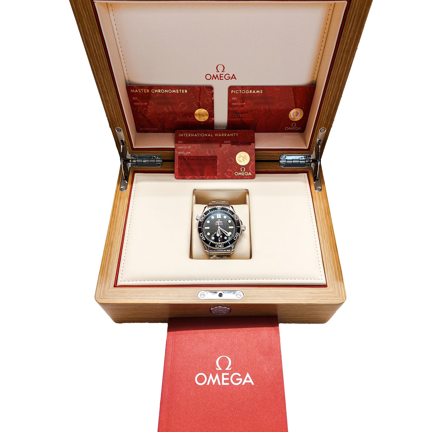 Omega Chronometer 3000 Automatic Stainless Steel Watch – Black Dial with Box | Luxury Timepiece