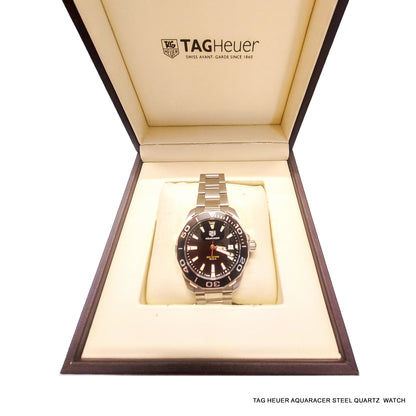 TAG Heuer Aquaracer Stainless Steel Quartz Watch – Luxury Sports Diver Watch