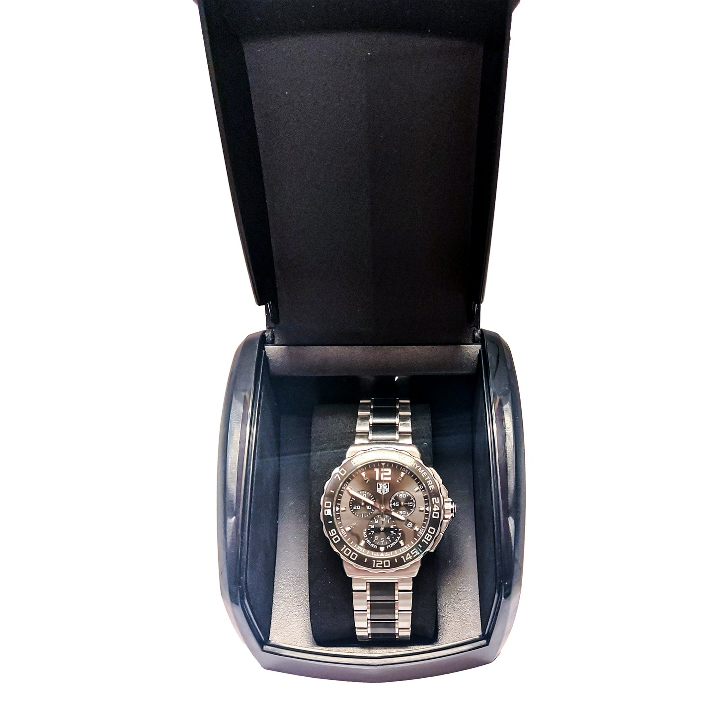 TAG Heuer Formula 1 Men’s Quartz Watch – Stainless Steel Grey Dial Luxury Sport Watch