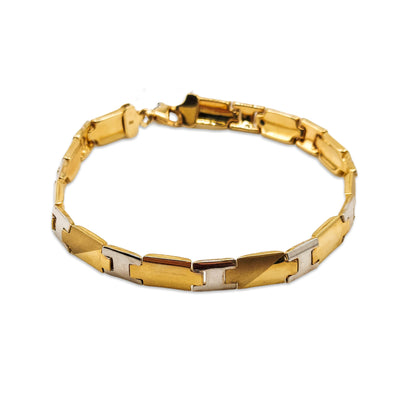14KT Yellow Gold Designer Bracelet 10.38GM – Elegant Luxury Gold Bracelet