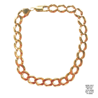 Bracelet in 9KT Yellow Gold | Elegant Gold Bracelet 16.25 Gram