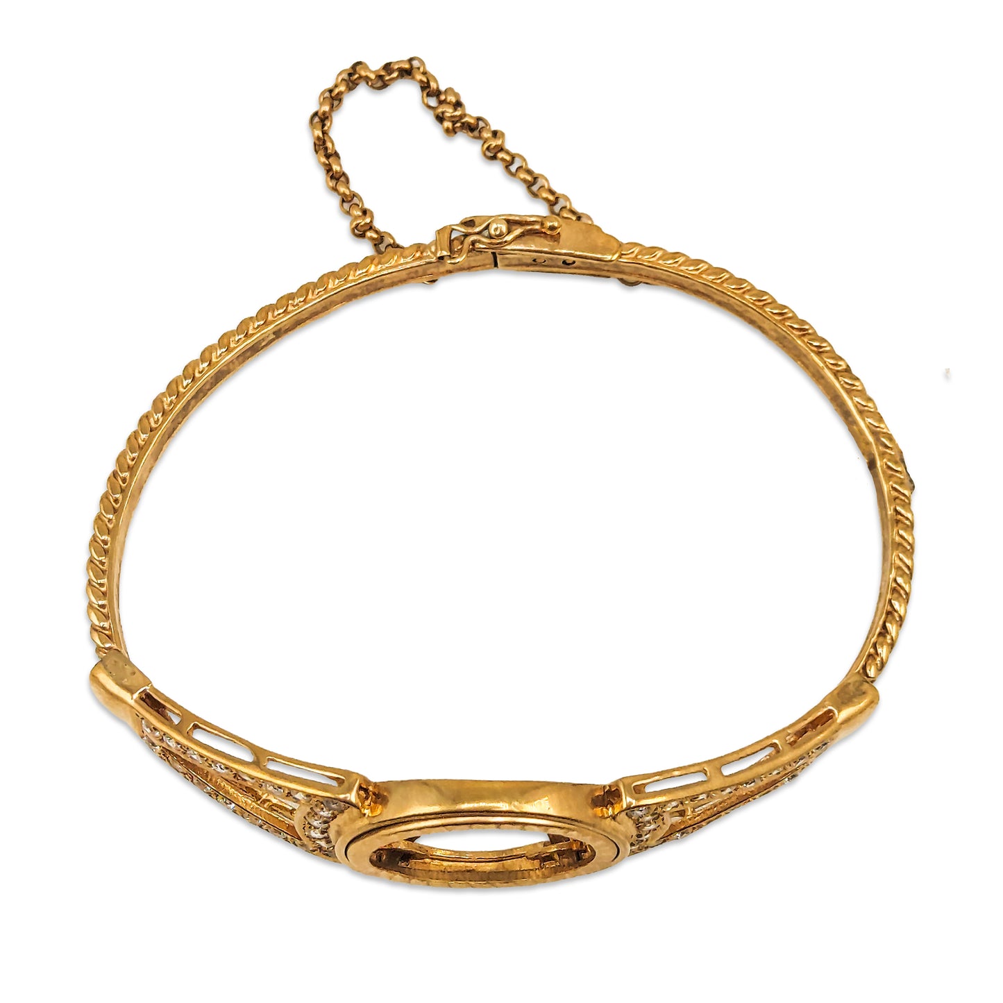 9KT Yellow Gold Coin Bracelet 32.74GM – Heavy Luxury Designer Gold Bracelet