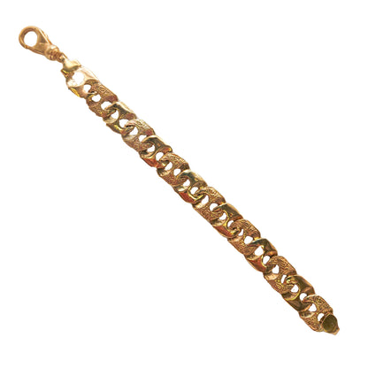 Pattern Designer Bracelet in 9KT Yellow Gold | Heavy Luxury Gold Bracelet 59.24 GM