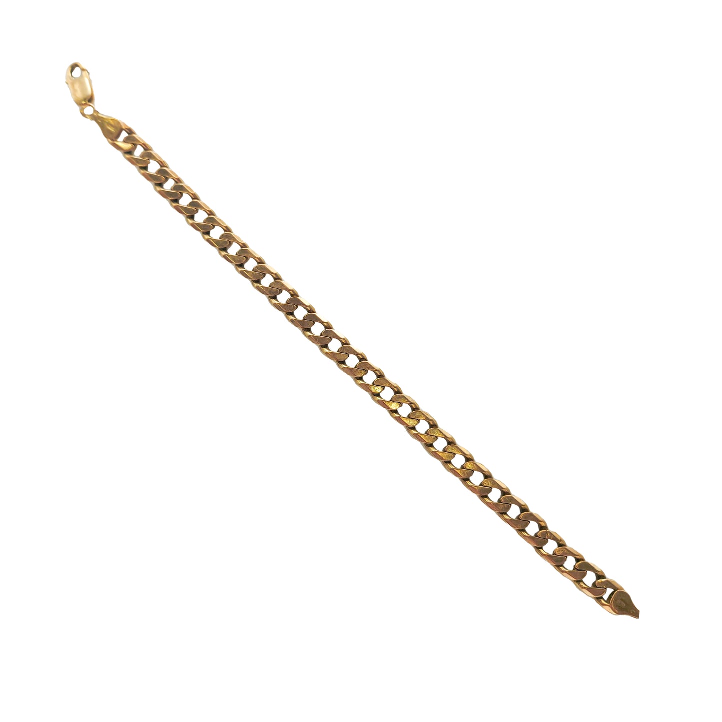 9KT Yellow Gold Curb Bracelet 15GM – Luxury Classic Gold Bracelet for Men