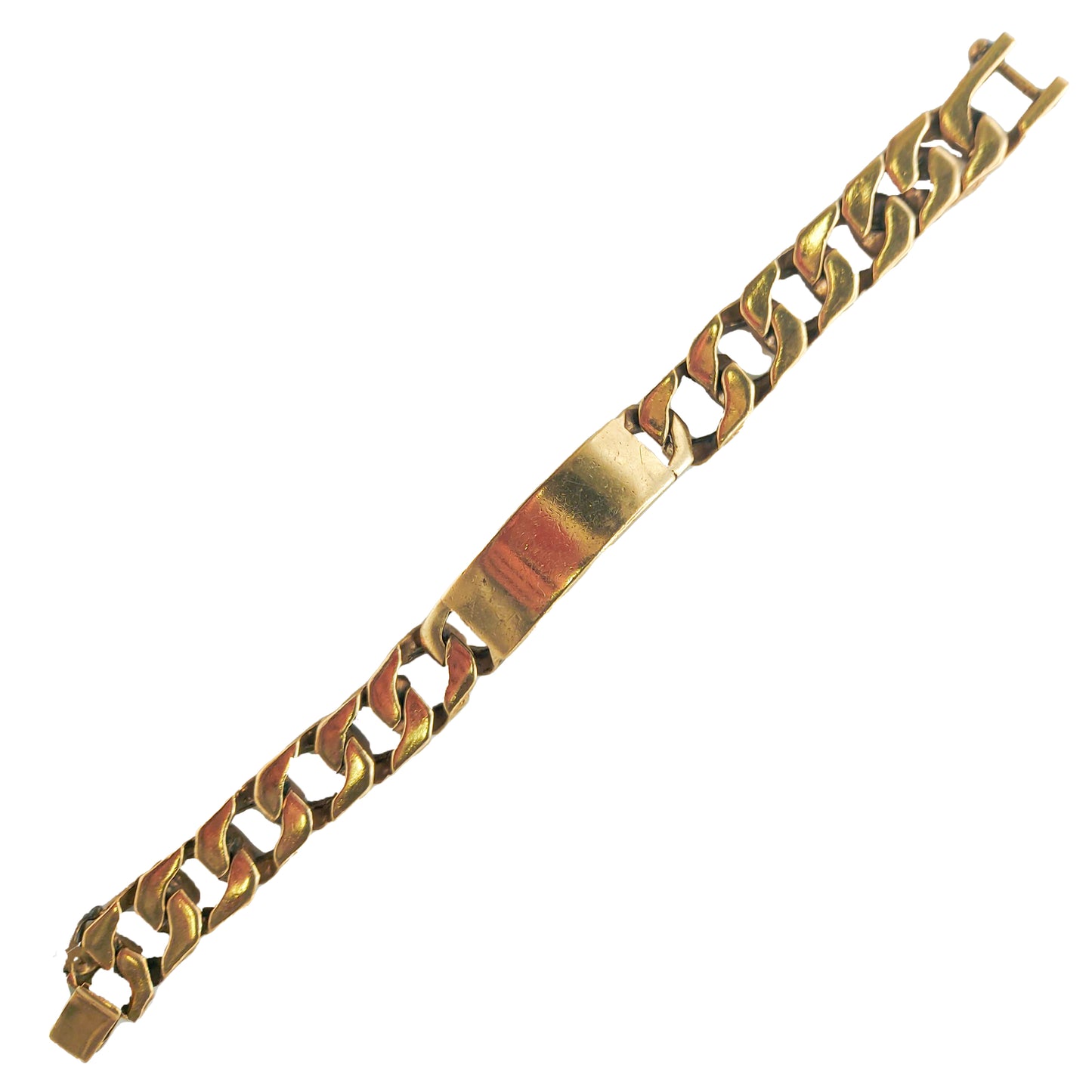 Curb Bracelet in 9KT Yellow Gold | Heavy Luxury Gold Bracelet 81.73 GM