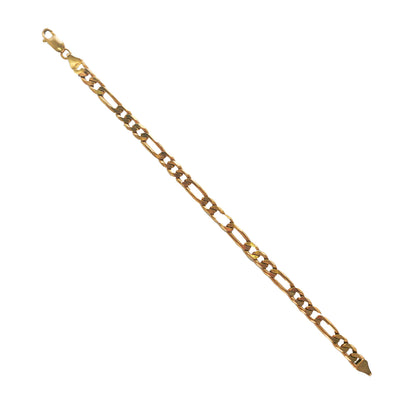 Figaro Bracelet in 9KT Yellow Gold | Elegant Gold Figaro Bracelet 13.1 GM