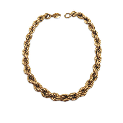 9KT Yellow Gold Rope Bracelet 3.57GM – Elegant Twisted Gold Designer Bracelet