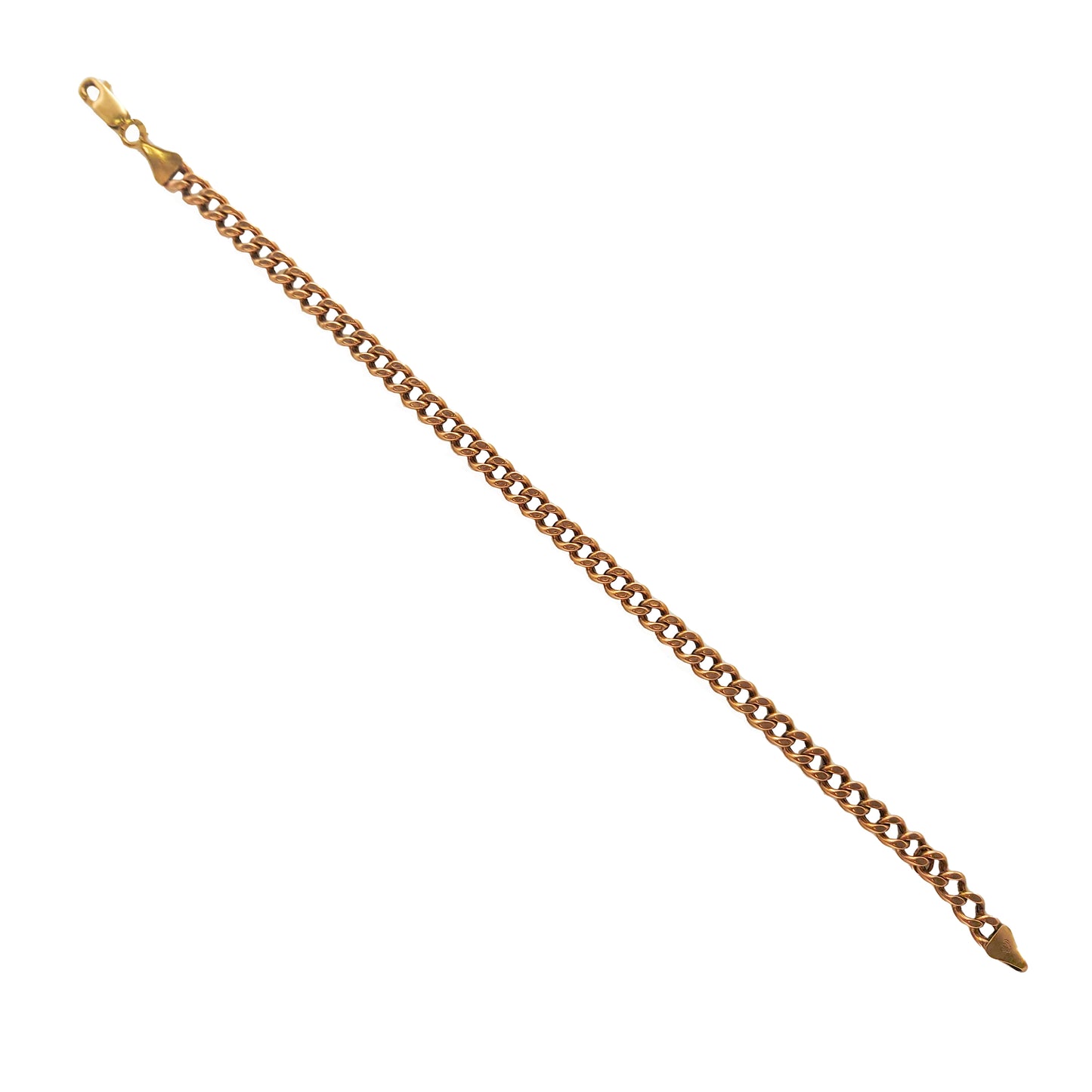 9KT Yellow Gold Curb Bracelet 7.10GM – Classic Lightweight Gold Bracelet