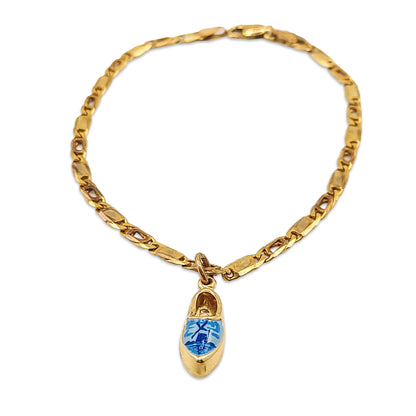 9KT Yellow Gold Shoe Charm 5.41GM – Stylish Designer Gold Charm Pendant