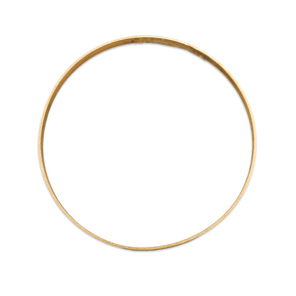 9KT Yellow Gold Pattern Designer Bangle 6.00GM – Elegant Lightweight Gold Bracelet