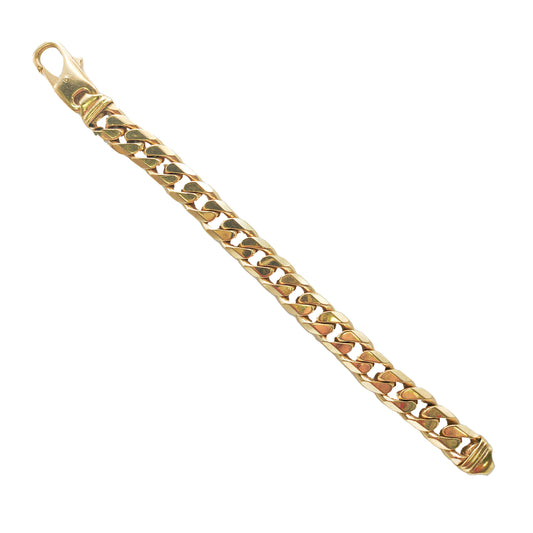 Heavy Curb Bracelet in 9KT Yellow Gold | Luxury Gold Bracelet 80.37 GM