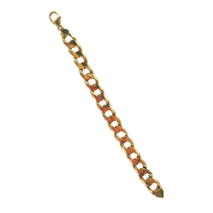 Curb Bracelet in 9KT Yellow Gold | Heavy Luxury Gold Bracelet 33.90 GM