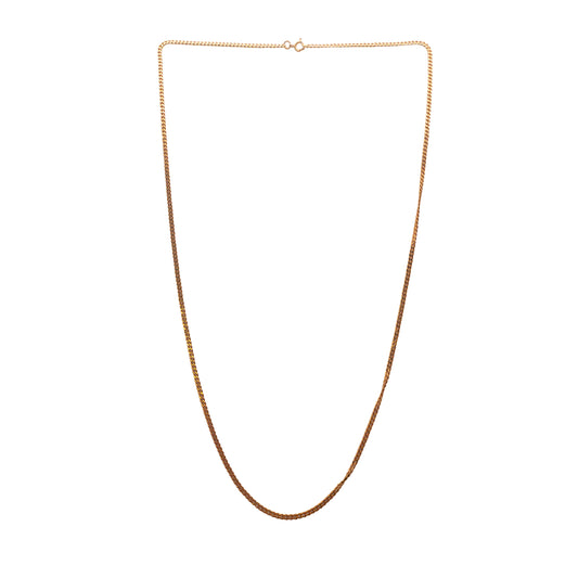 9KT Yellow Gold Curb Chain 7.57GM – Elegant Everyday Gold Chain