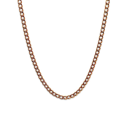 9KT Yellow Gold Curb Chain 9.17GM – Classic Heavy Gold Chain Necklace
