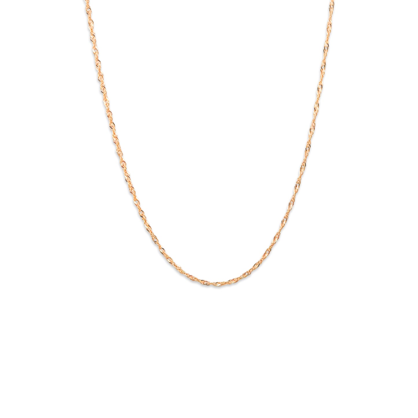 14KT Yellow Gold Disco Chain 1.40GM – Elegant Sparkle Gold Chain Necklace
