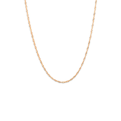 14KT Yellow Gold Disco Chain 1.40GM – Elegant Sparkle Gold Chain Necklace