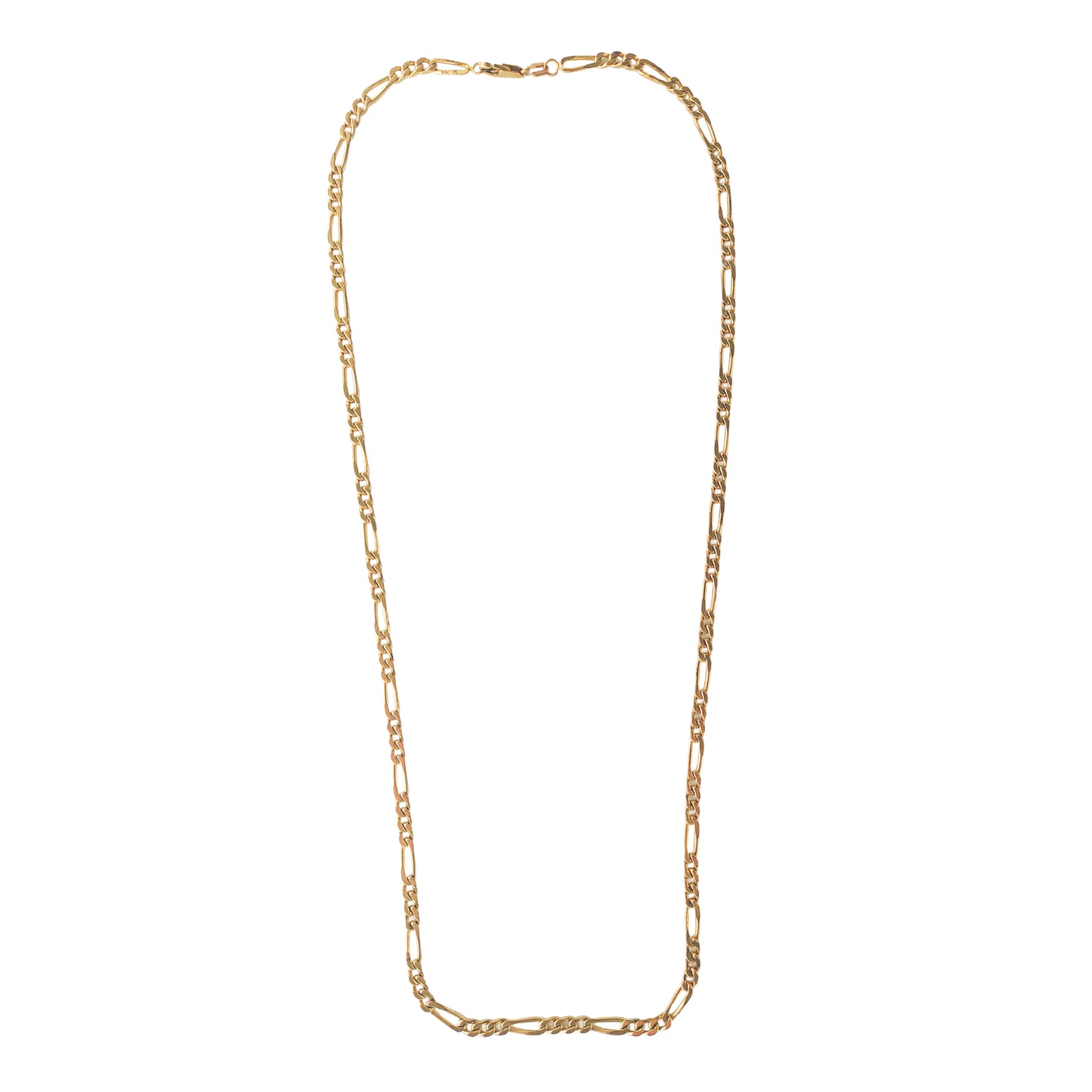 9KT Yellow Gold Figaro Chain 16.14GM – Premium Classic Figaro Gold Chain