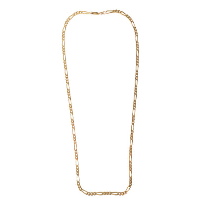 9KT Yellow Gold Figaro Chain 16.14GM – Premium Classic Figaro Gold Chain