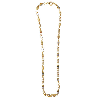 14KT Yellow Gold Marquise Design Chain 10.00GM – Elegant Luxury Gold Chain