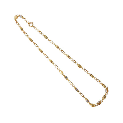 14KT Yellow Gold Marquise Design Chain 10.00GM – Elegant Luxury Gold Chain