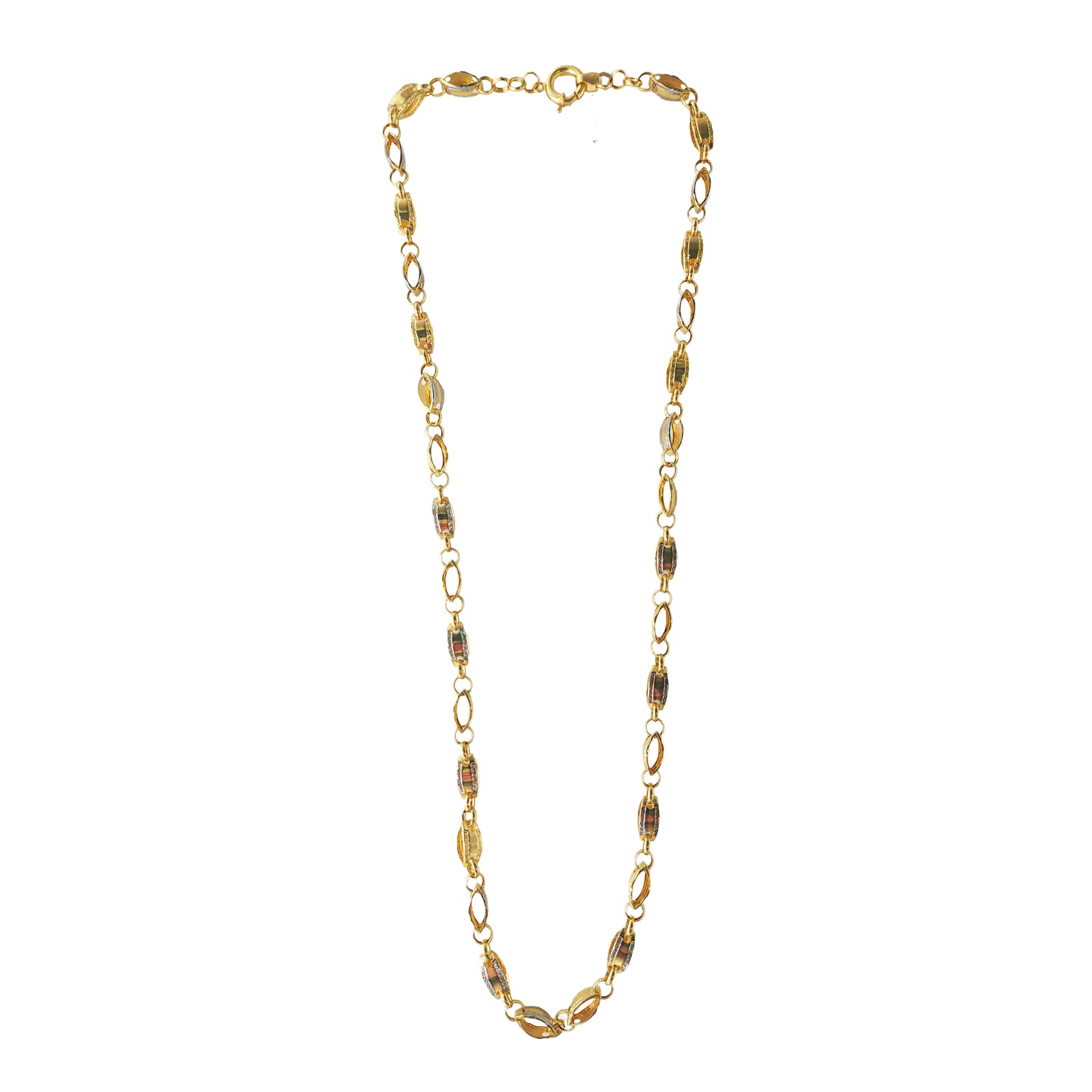14KT Yellow Gold Versace Design Chain 10.16GM – Luxury Designer Gold Chain