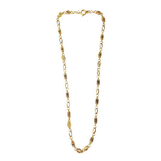 14KT Yellow Gold Versace Design Chain 10.16GM – Luxury Designer Gold Chain