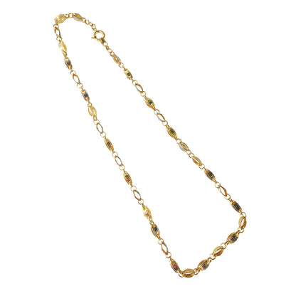 14KT Yellow Gold Versace Design Chain 10.16GM – Luxury Designer Gold Chain