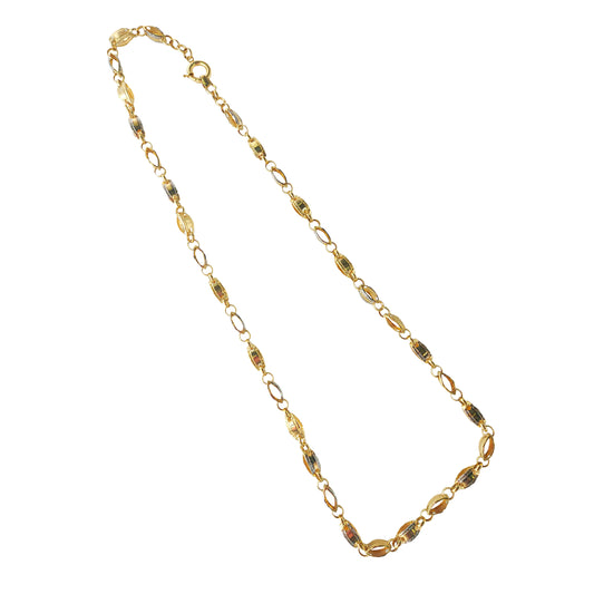 14KT Yellow Gold Versace Design Chain 10.16GM – Luxury Designer Gold Chain