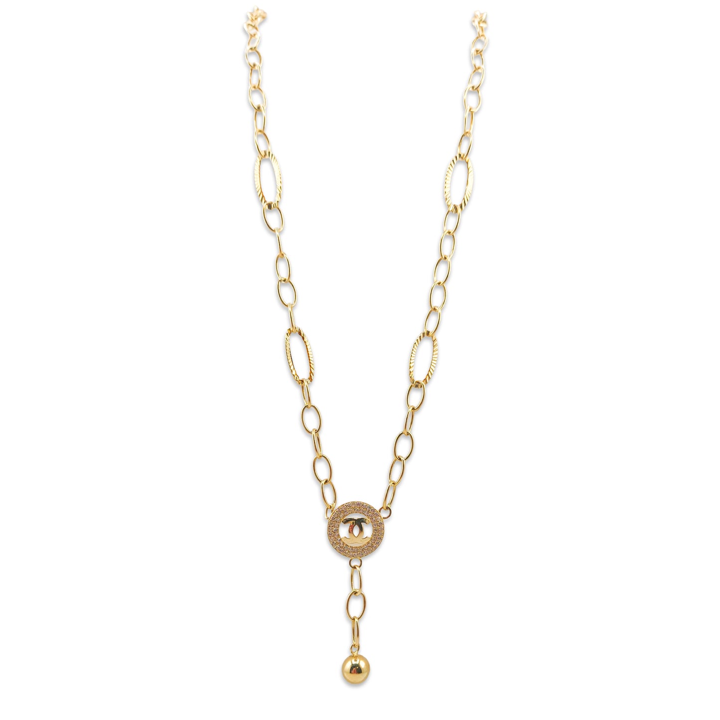 14KT Yellow Gold Chanel Style Ladies Necklace 7.06GM – Luxury Designer Inspired Gold Jewellery