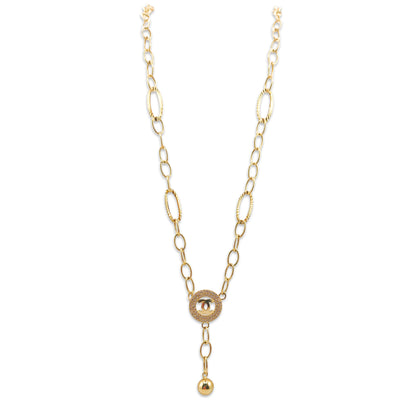14KT Yellow Gold Chanel Style Ladies Necklace 7.06GM – Luxury Designer Inspired Gold Jewellery