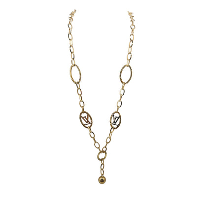 14KT Yellow Gold Designer Louis Vuitton Style Chain 7.27GM – Luxury Fashion Gold Jewellery