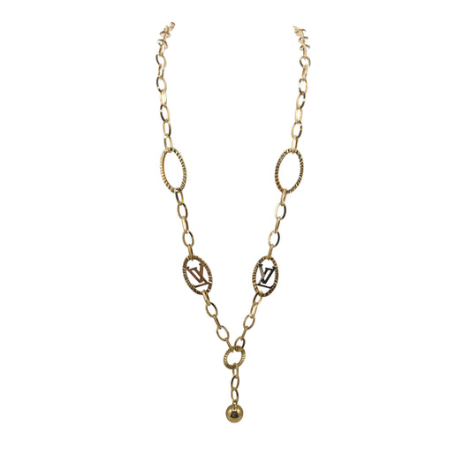14KT Yellow Gold Designer Louis Vuitton Style Chain 7.27GM – Luxury Fashion Gold Jewellery