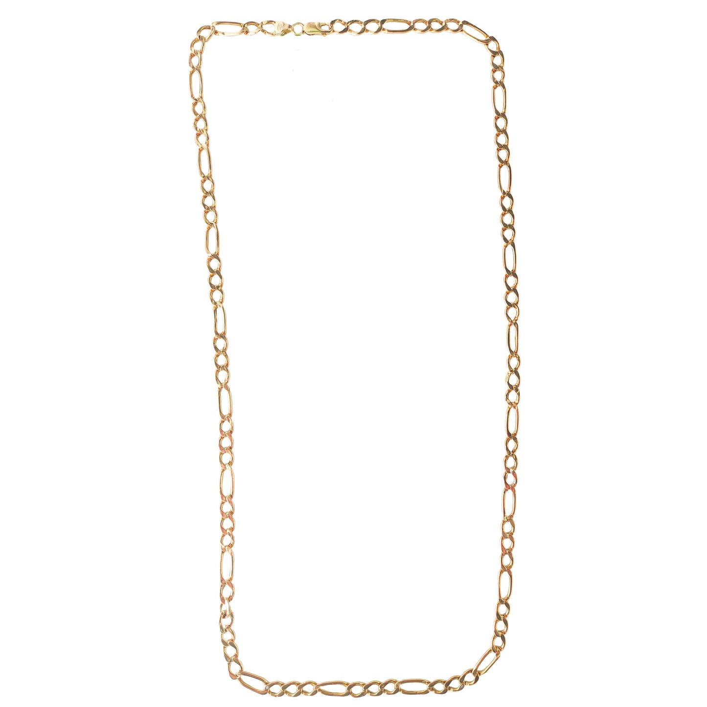 9KT Yellow Gold Figaro Chain 9.45GM – Elegant Classic Figaro Gold Chain