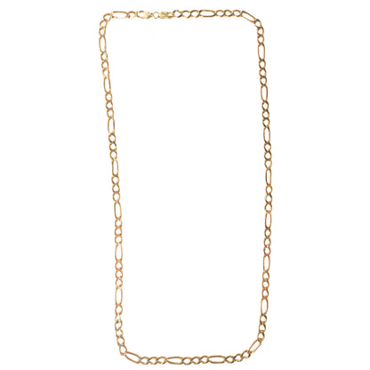9KT Yellow Gold Figaro Chain 9.45GM – Elegant Classic Figaro Gold Chain