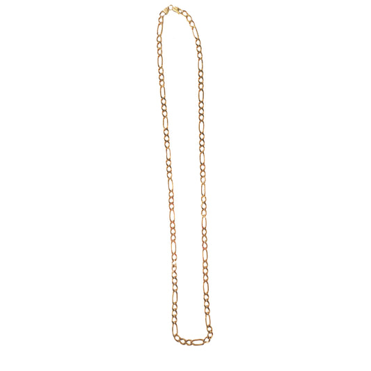 9KT Yellow Gold Figaro Chain 9.45GM – Elegant Classic Figaro Gold Chain