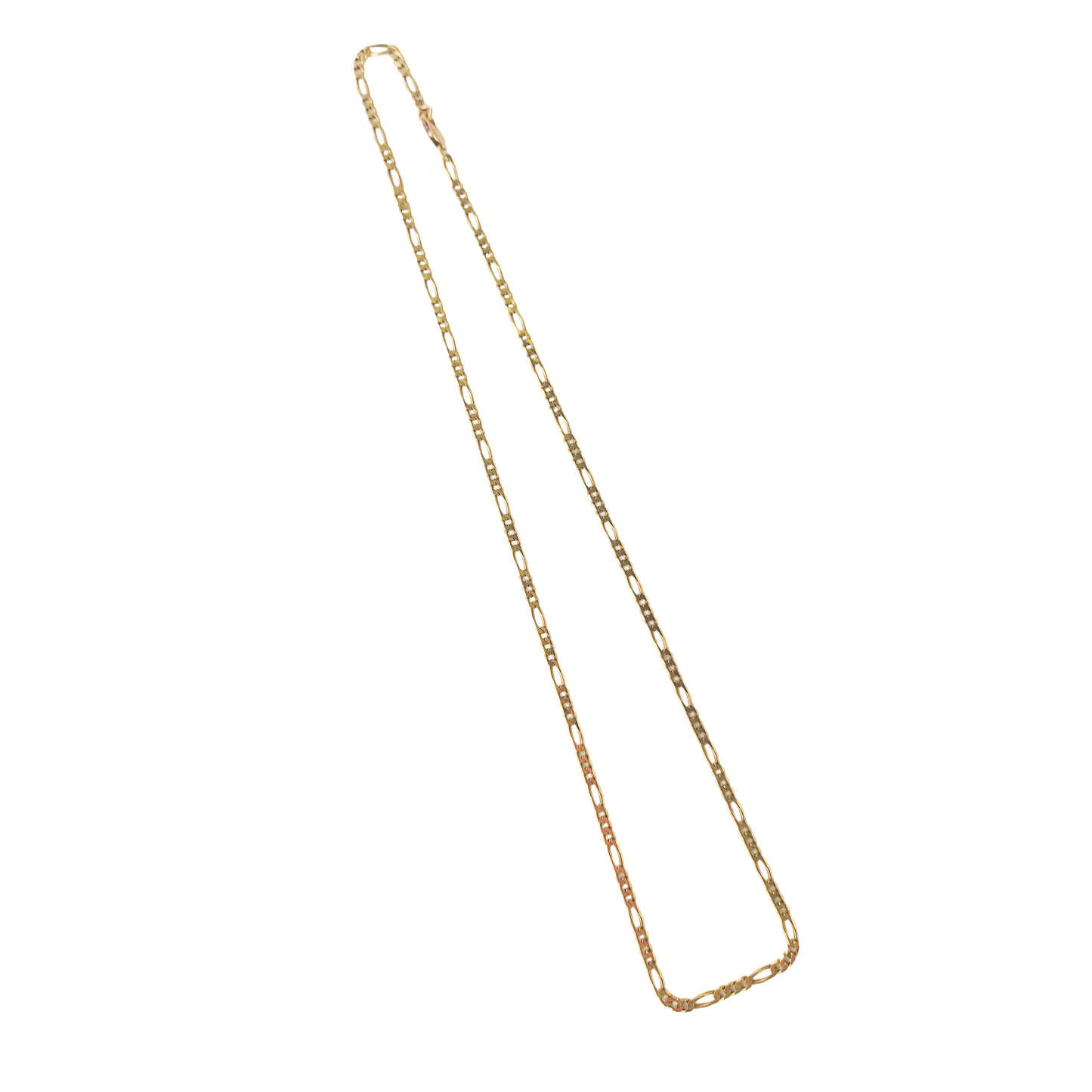 9KT Yellow Gold Figaro Chain 6.10GM – Elegant Lightweight Figaro Gold Chain