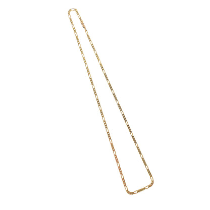 9KT Yellow Gold Figaro Chain 6.10GM – Elegant Lightweight Figaro Gold Chain
