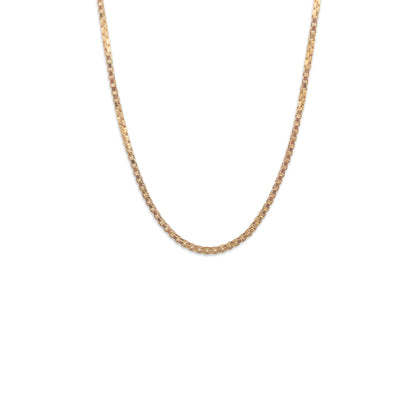 9KT Yellow Gold Box Chain 7.98GM – Premium Gold Box Link Necklace for Men & Women