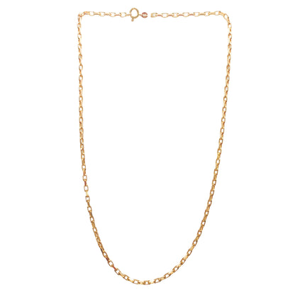 9KT Yellow Gold Boy Chain 9.14GM – Stylish Lightweight Gold Chain