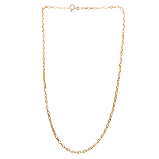 9KT Yellow Gold Boy Chain 9.14GM – Stylish Lightweight Gold Chain