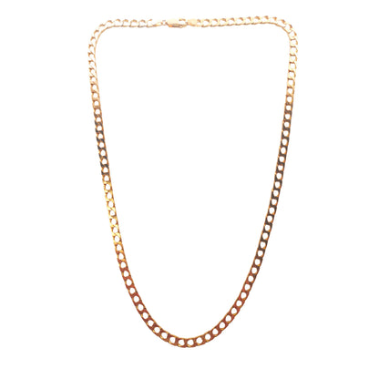9KT Yellow Gold Square Link Curb Chain 17.50GM – Bold Luxury Gold Chain