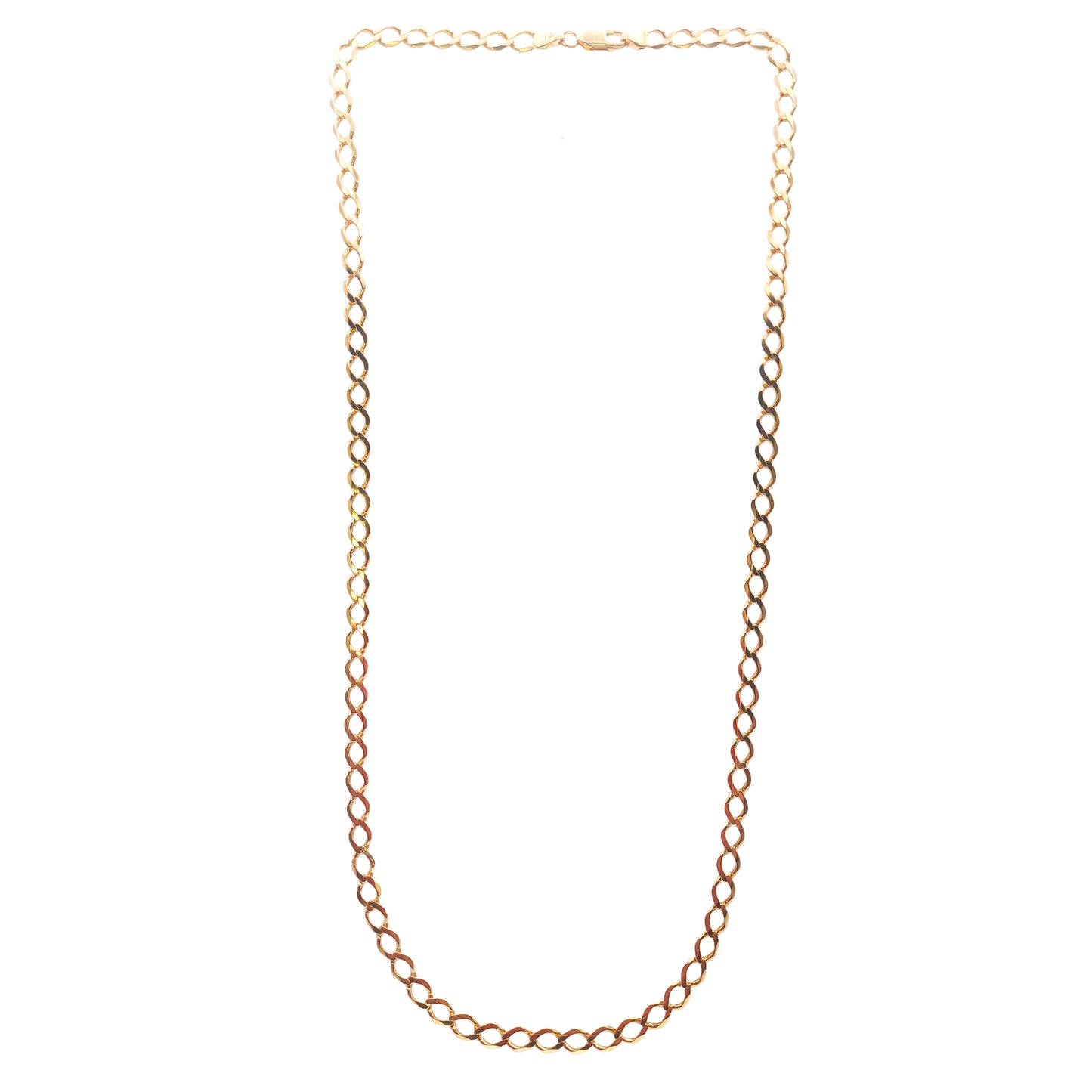 9KT Yellow Gold Cup Chain 11.37GM – Elegant Designer Gold Chain
