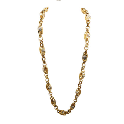 14KT Yellow Gold Chain 25.14GM – Heavy Luxury Gold Jewellery Chain