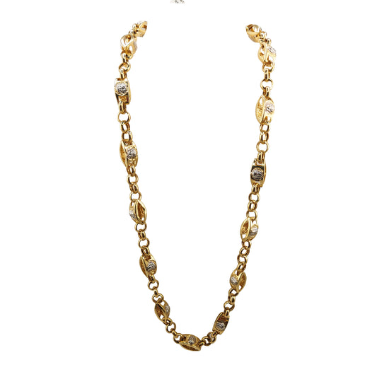 14KT Yellow Gold Chain 25.14GM – Heavy Luxury Gold Jewellery Chain