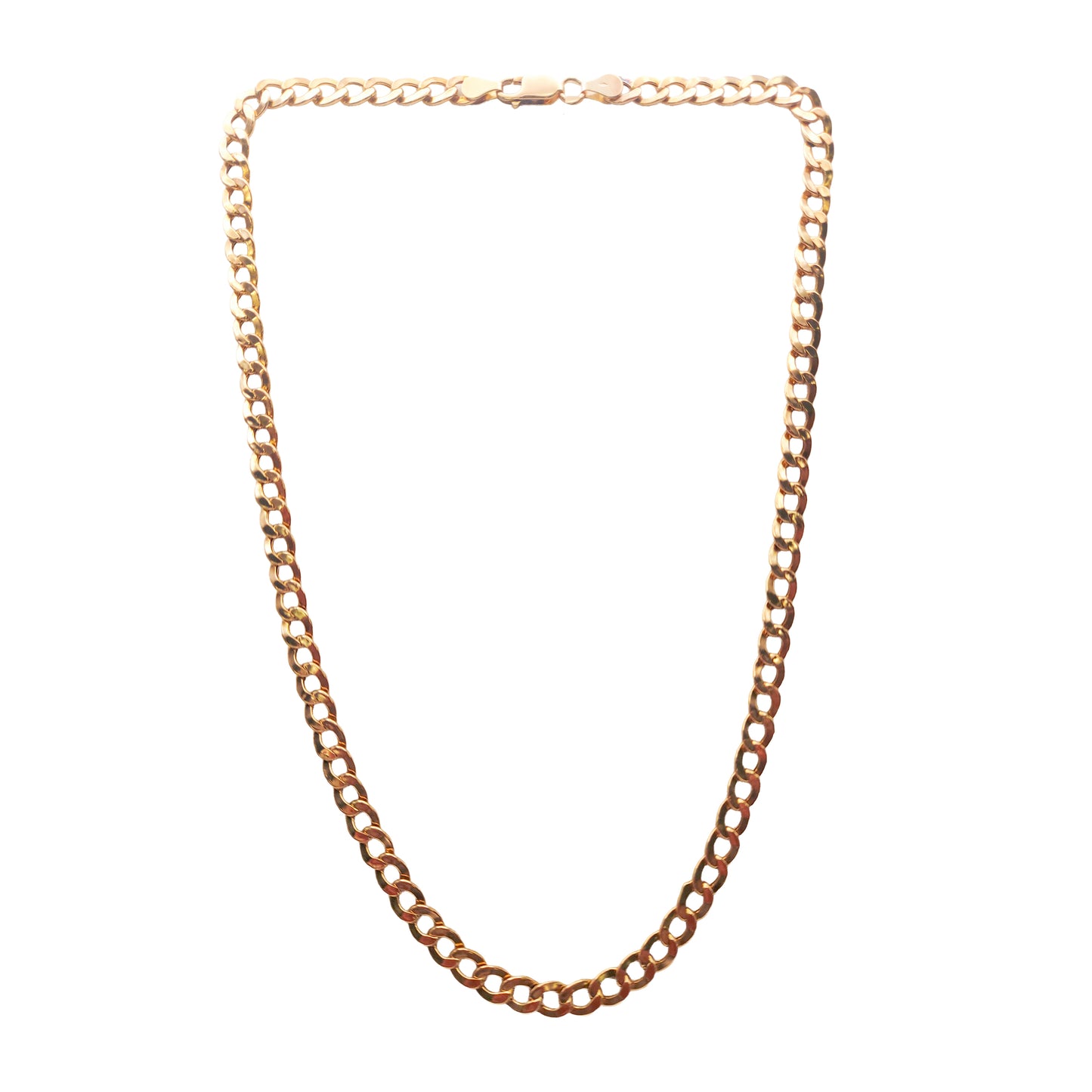 9KT Yellow Gold Curb Chain 11.58GM – Classic Elegant Gold Chain
