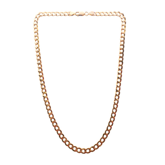 9KT Yellow Gold Curb Chain 11.58GM – Classic Elegant Gold Chain